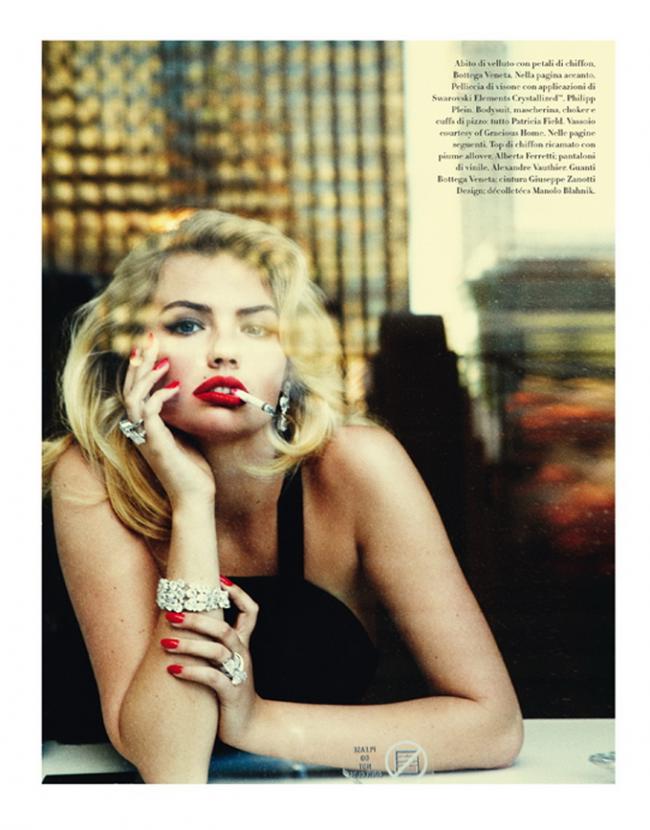 Кейт Аптон для ноябрьского Vogue Italy (21 фото Steven Meisel +видео)