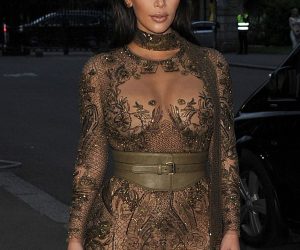 Ким Кардашян и Канье Уэст на Vogue ‘100th Anniversary Gala Dinner